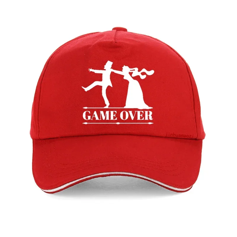 Game Over Bride Groom Bachelor Party Funny Baseball Cap Mens Casual Summer cotton breathable Caps snapback gorras