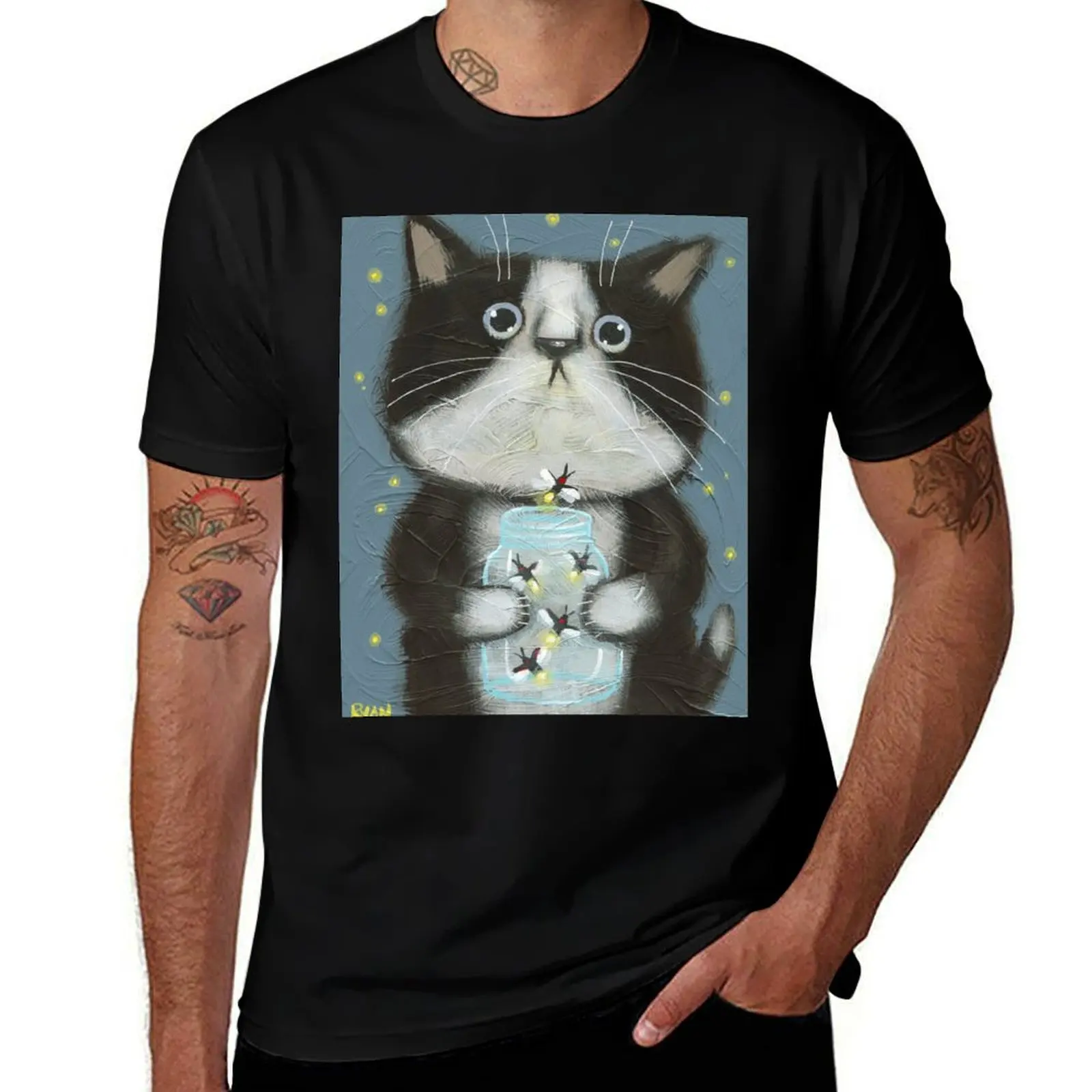Fireflies Are Here! T-Shirt man t shirt cotton high quality T-Shirt