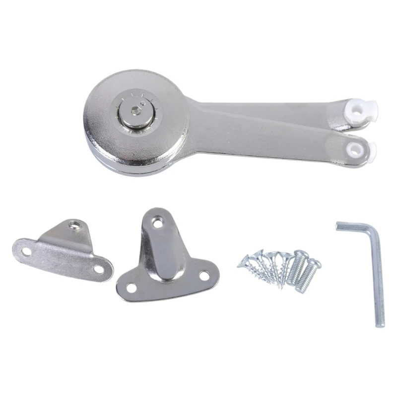 Adjustable Stop Stays Door Lift Up Support Furniture Stay Support Hinge Cabinet Door Kitchen Cupboard Hinges for 4-15KG