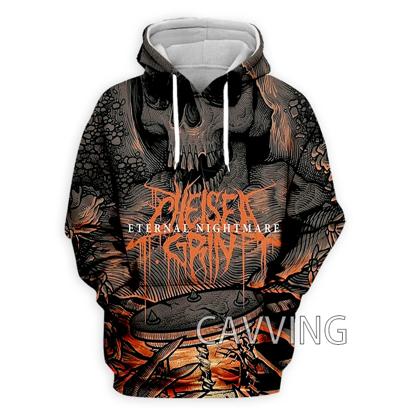 New Fashion Women/Men's 3D Print  Chelsea Grin  Rock  Hoodies Hooded Sweatshirts Harajuku Hoodie Sweatshirts Tops Clothing  H01 - view 3
