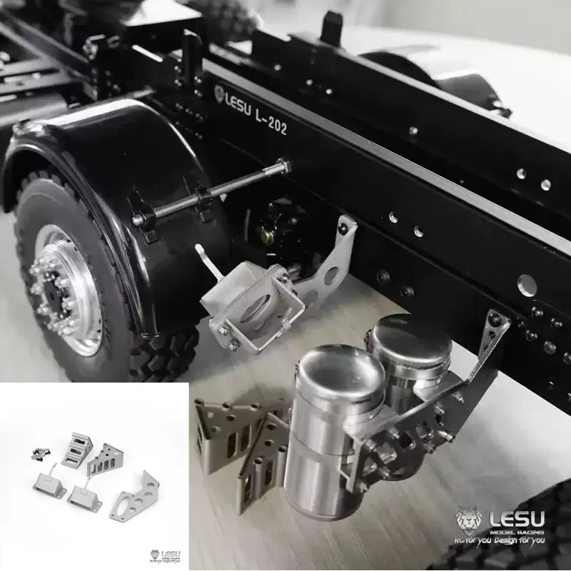 

1/14 Truck Simulation Metal Wheels Anti-slip Device G-6188 for Tamiya Towing Dumper Model Accessories LESU