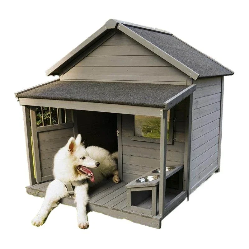 

All-season wooden, kennel, outdoor rainproof, outdoor dog house, cage to keep warm