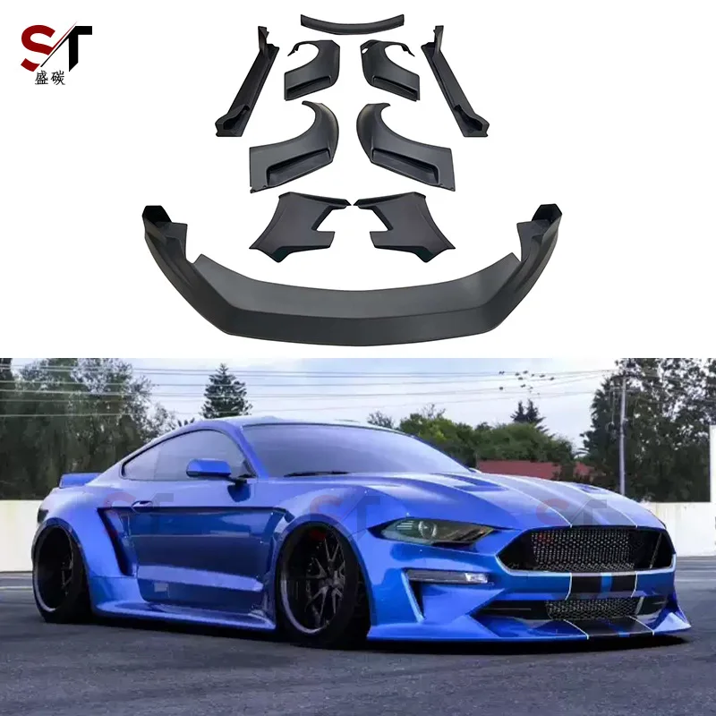 

Подходит для Ford Mustang CD 18-22 гг., широкий корпус, объемная смола, передняя губа, колесо, бровей, хвоста, боковая юбка