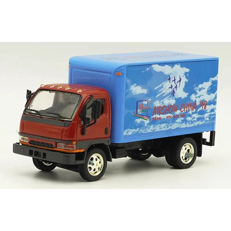 Diecast 1:53 Scale FUSO Light Truck Van Alloy Car Model Finished Product Simulation Toy Gift Display Souvenir