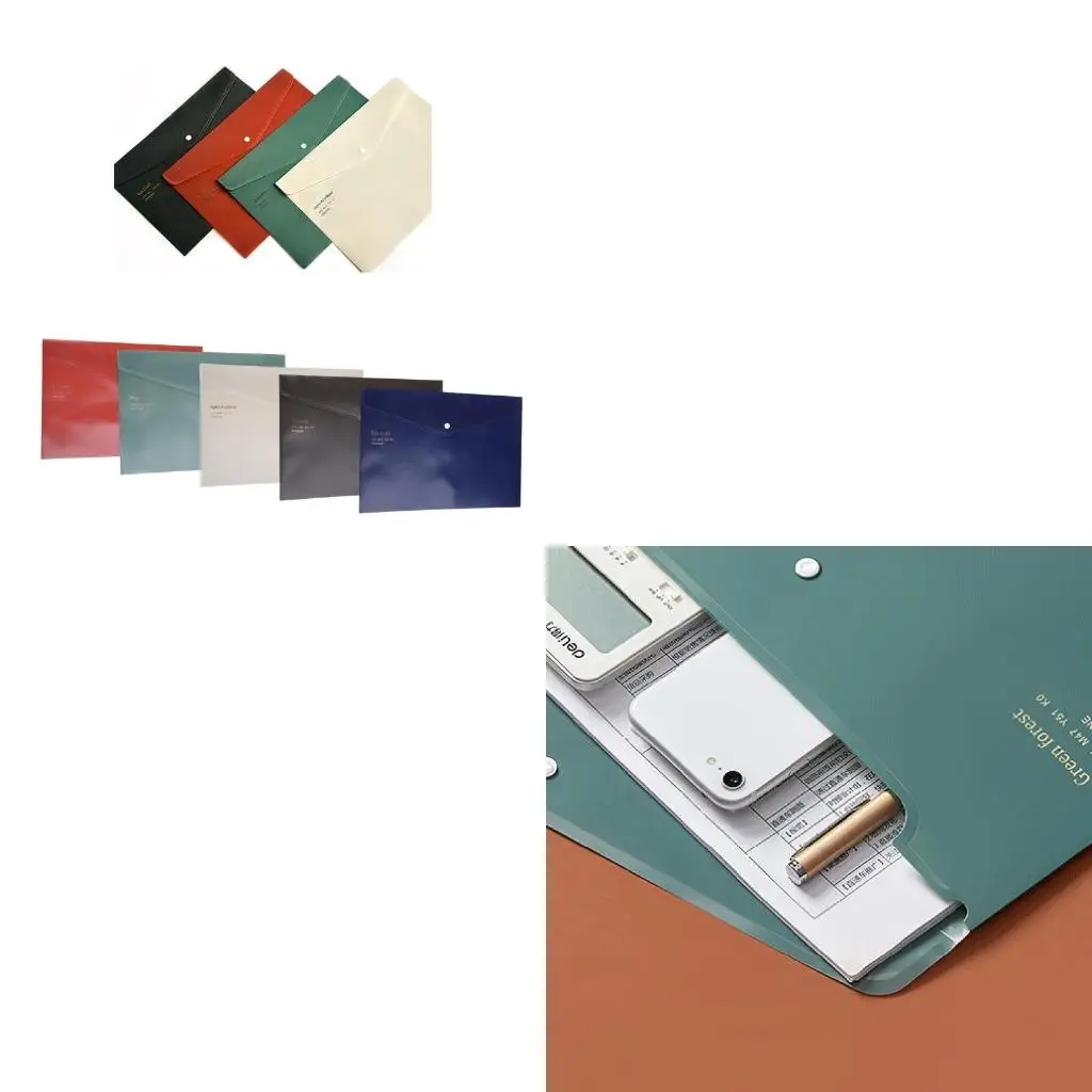 

Letter Size Document File Folder Envelopes Folder Button Lock Color As Random