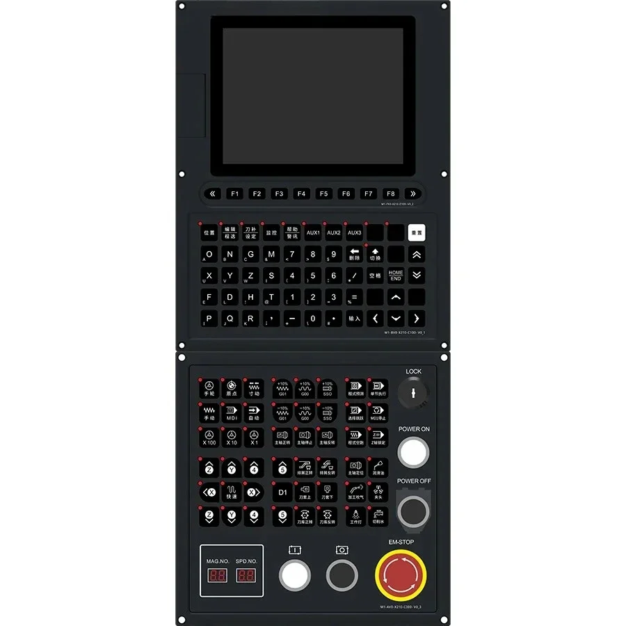 High Speed Precision 8 Inch Open Cnc Control Or Milling Machine With Multiple Tool Magazine Options Cnc Controller System
