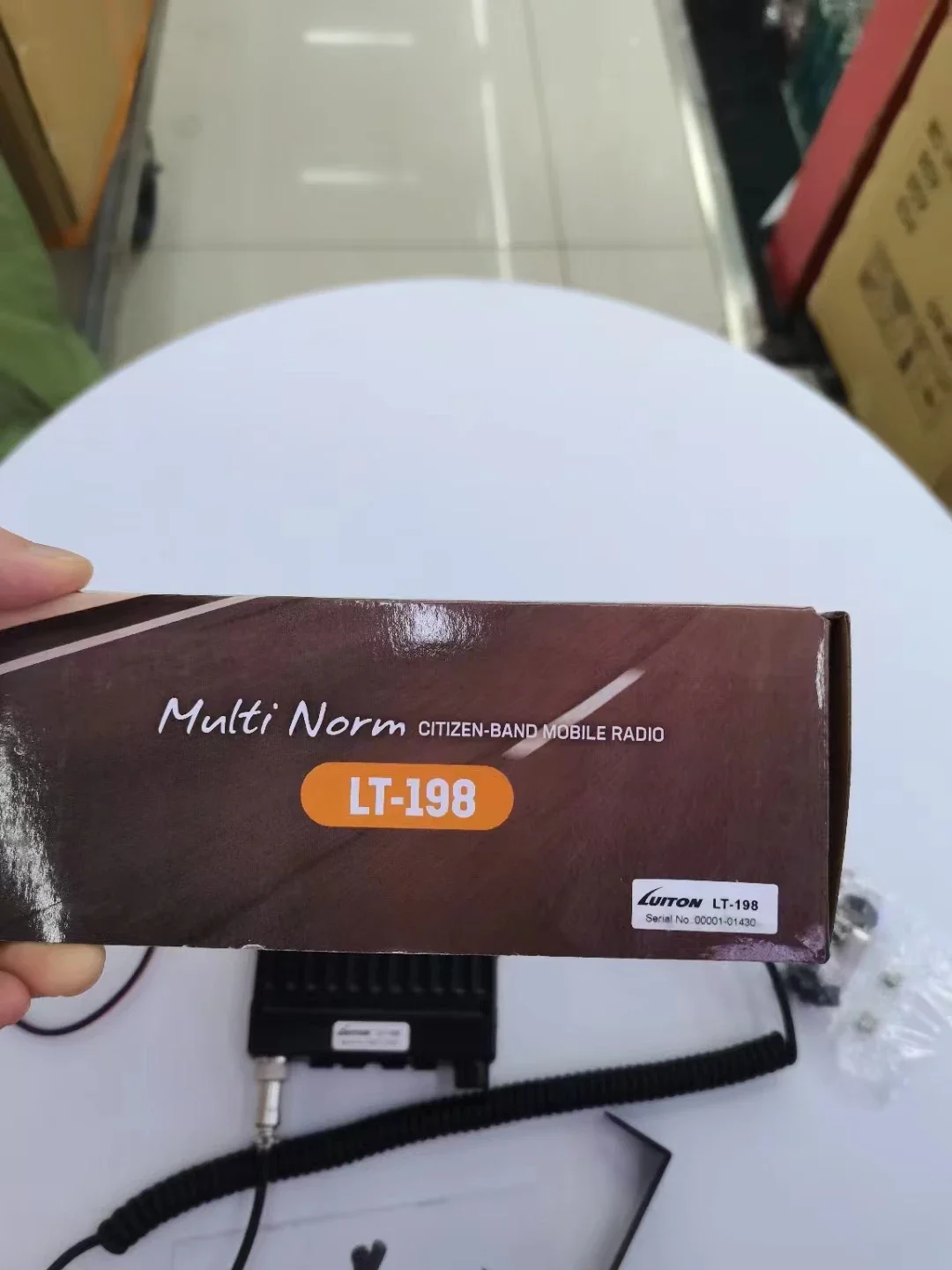 CB MOBILE MINI RADIO LUIBOULT 198 AM FM 4W COMPACT 40 Canaux