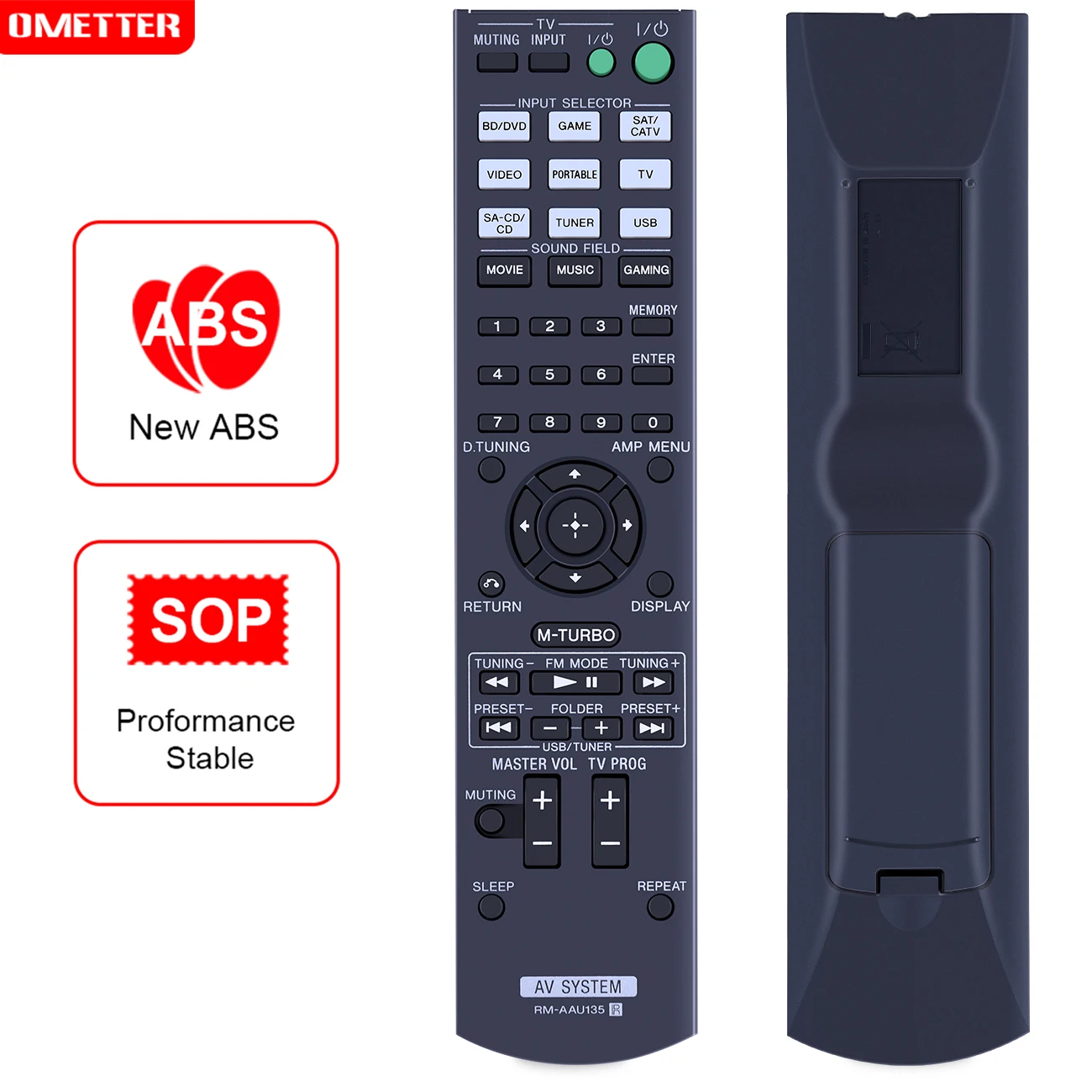 Remote Control For Sony RM-AAU135 STR-KM7 STR-KM5 RM-AAU136 AV Receiver System