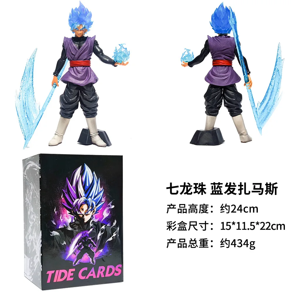 Anime Dragon Ball Assembled Super Saiyan Zamasu Goku Black SHF Figure Action Figurine PVC Model Decoration Statues Toy Gift