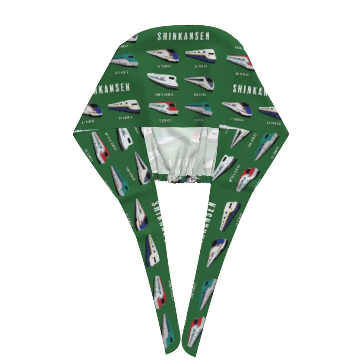 اليابانية Shinkansen رصاصة القطارات الفني فرك قبعة الطبيب العمل قبعة جراحية الرجال النساء قابل للتعديل قبعات التمريض لطبيب الأسنان #3