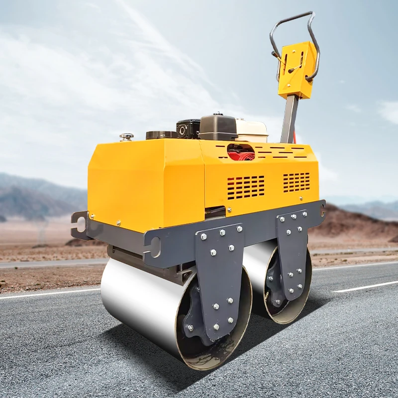 

JY-600C 9 Mini Asphalt Double Wheels Road Roller Vibration Construction Compactor Roller for Sale