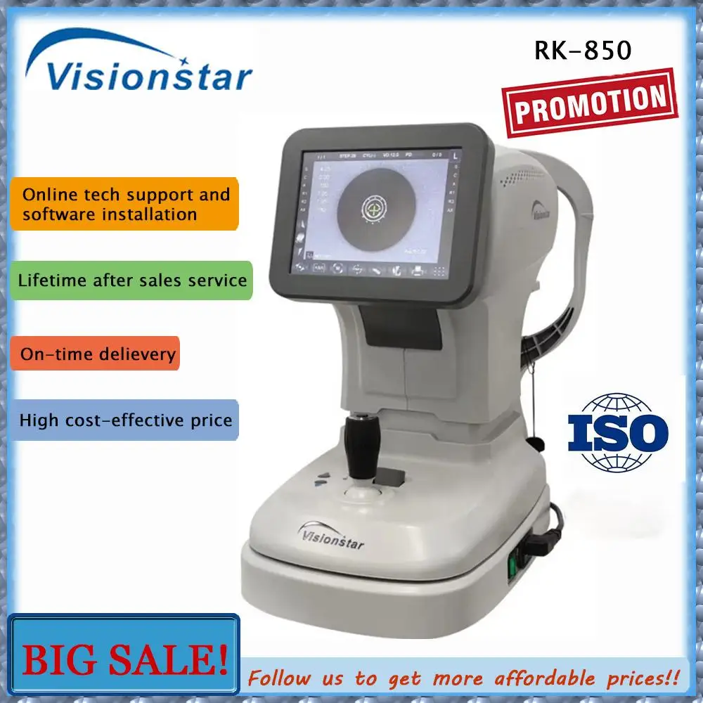 RK-850K Auto Refractometer Chinese Optical Instruments Distributor Autorefractor Keratometer Machine for Sale