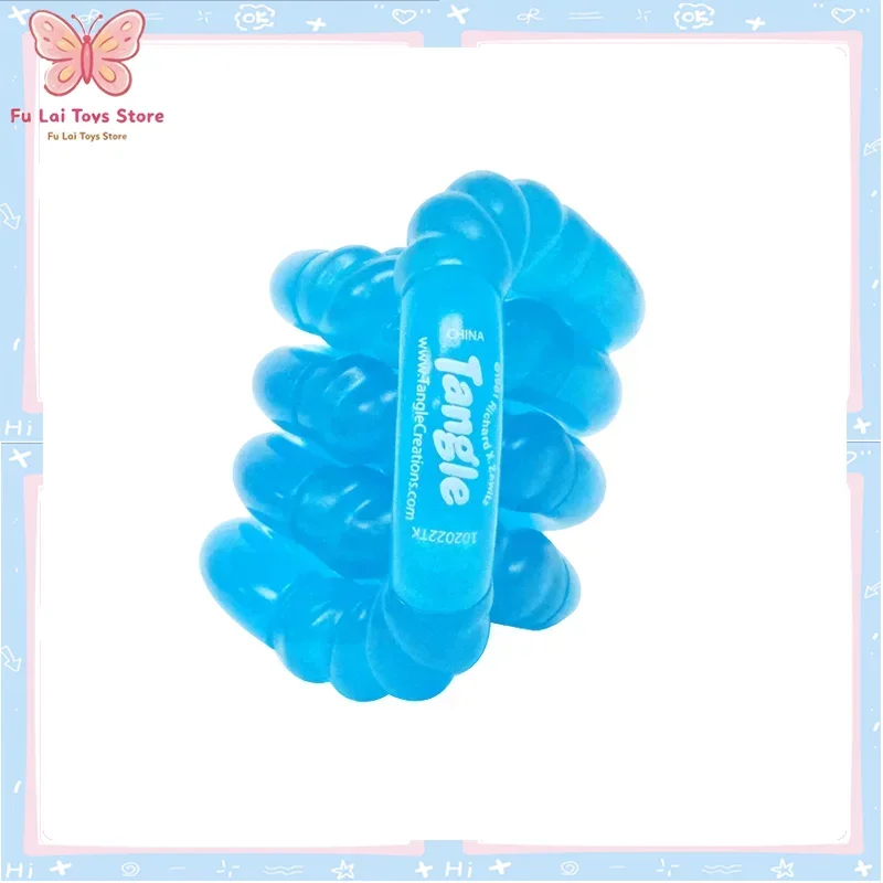 Juguete Sensorial Original de la Serie Tangle Glow, Arándano y Baya Morada, para Aliviar la Ansiedad, Calmar el TDAH, Mejorar la Concentración, Disponible en Stock
