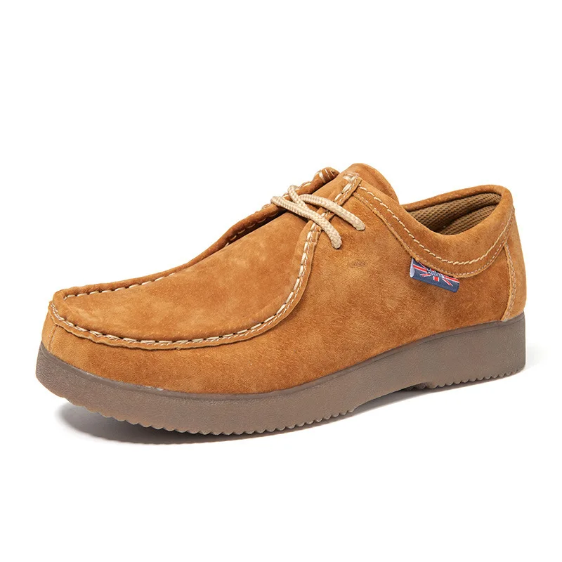 

Men's SneakersBusiness Formal Shoes Suede Slip-on Work Shoes for Men Simple British Leather Party Shoe Autumn Platform Non-Slip