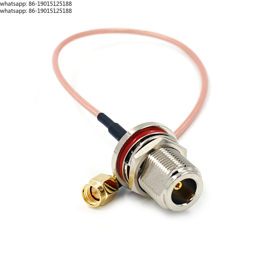 RF Adapter N Female Bulkhead To SMA Male Plug Connector RG316 Pigtail Cable RF Coaxial Cables Jumper Cable