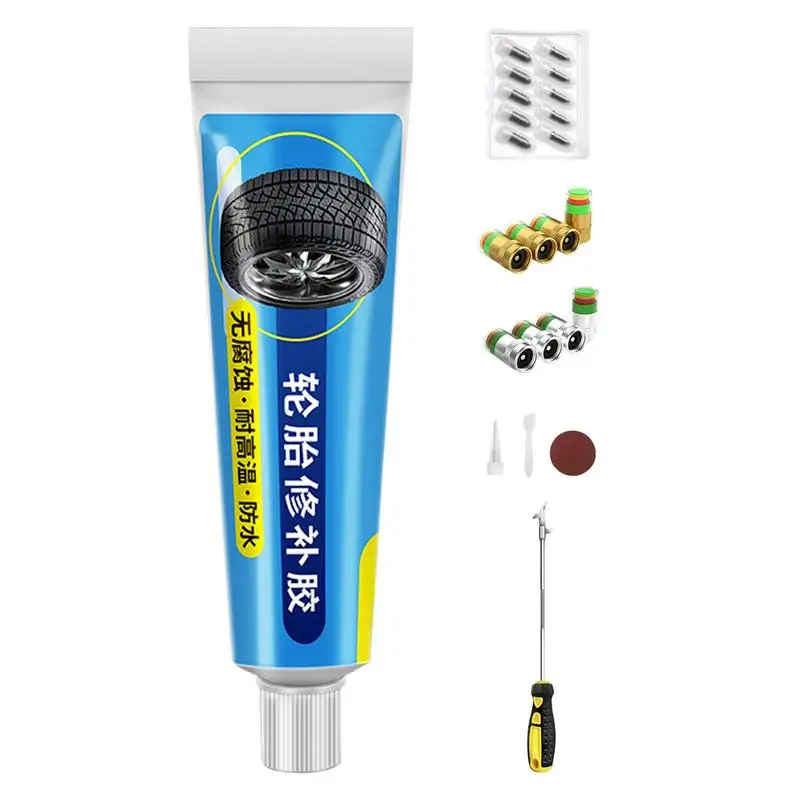 

Tire Repair Glue Liquid Strong Rubber Glues Black Rubber Wear resistant Noncorrosive Adhesive Instant Strong Bond auto tire glue