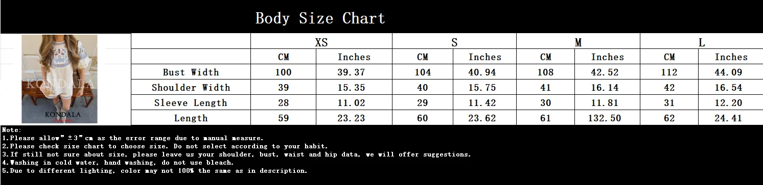KONDALA Boho Stickerei Damen Lockerer Anzug Kurzarm T-Shirts Weite Bein Shorts Damen Mode 2026 Frühling Sommer Elegante Sets – Detail 1