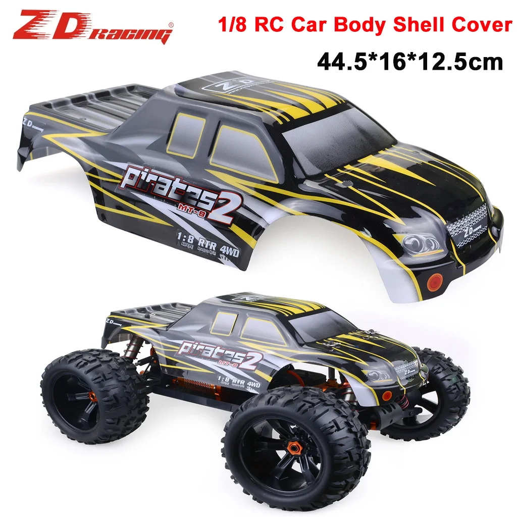 ZD Racing 1/8 RC Truck Car Body Shell Capa PVC Peça de carro para 1:8 ZD Racing 9116 08427 Peças de carro RC 8469