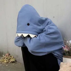 Lustige Männer und Frauen mit Haisprays, Kawaii Sweatshirt, ungezwungener Pulle, Extragrade -Schulkleidung, neue Mode, Herbst, Winter 8 Hauptverkaufshirt Bape Shark - №7