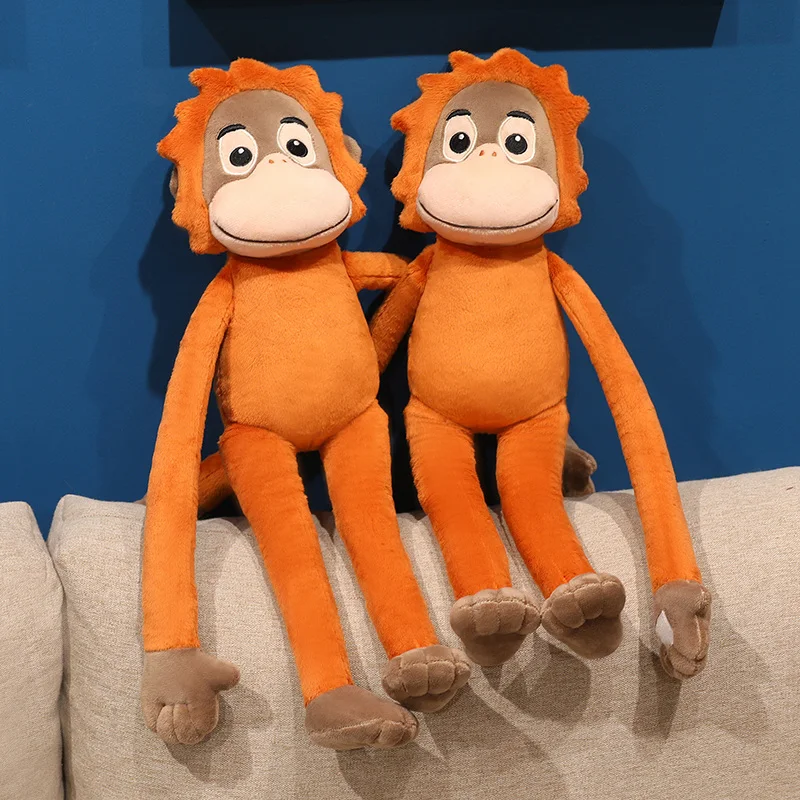 

50cm Cartoon Gorilla Plush Toy Chimpanzees Monkey Soft Stuffed Doll Backpack Car Bag Room Decor Kid Gift