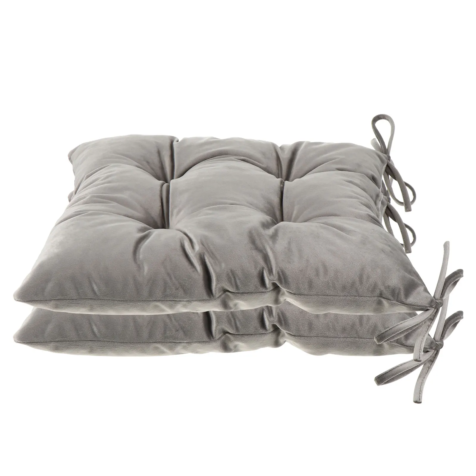 

2 Pcs Four-hole Seat Cushion Cushions for Garden Furniture Pads Patio Chair Cusion Household Practical Dining Mat Hairy