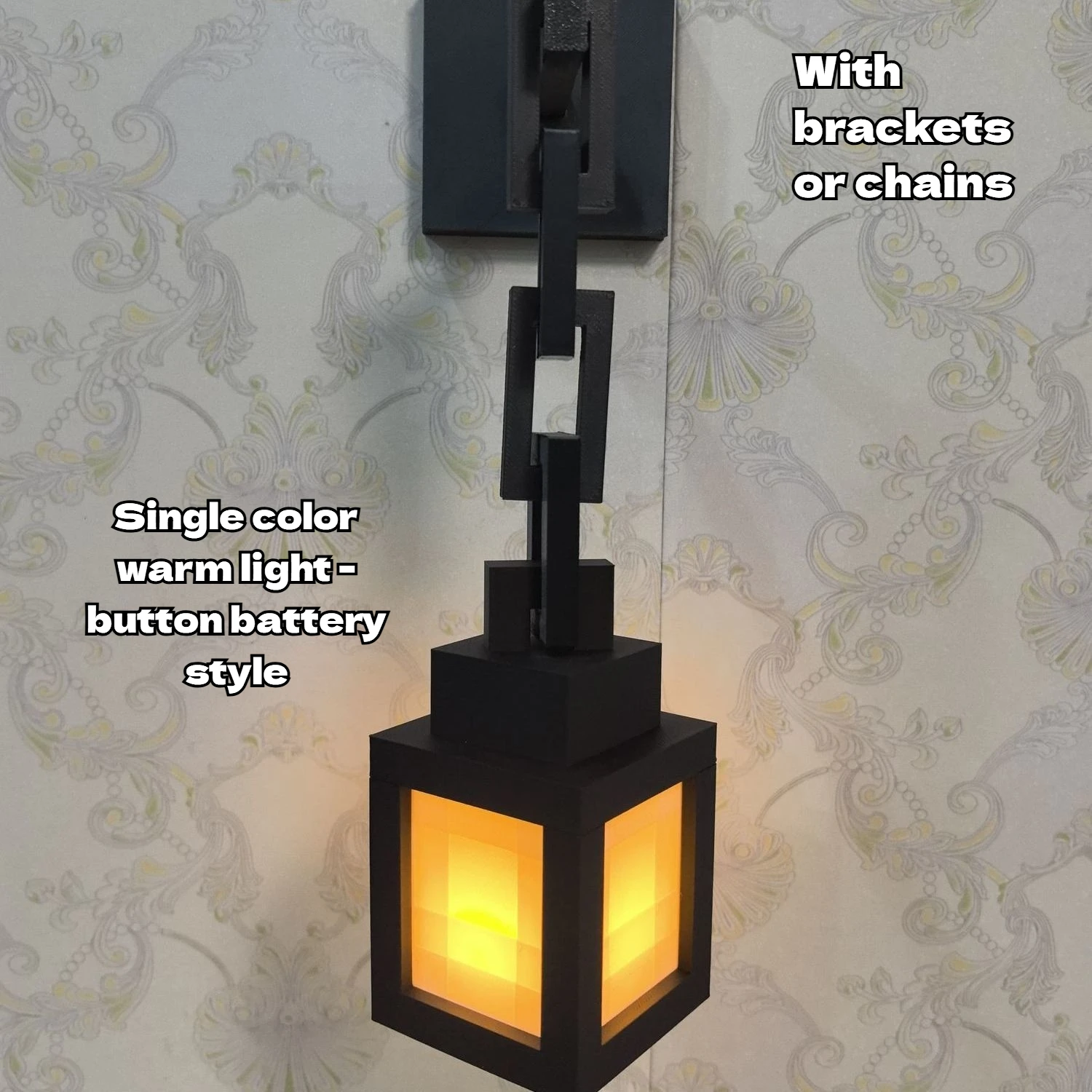 

My World Game Peripheral Handheld Light Multi Color Multi Functional Rechargeable Led Light Wall Decoration 3d Printed Lantern