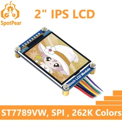 Waveshare 2inch IPS Screen 240×320 SPI Interface 2 inch LCD Display Module for Arduino/ STM32 / Raspberry Pi / VisionFive2