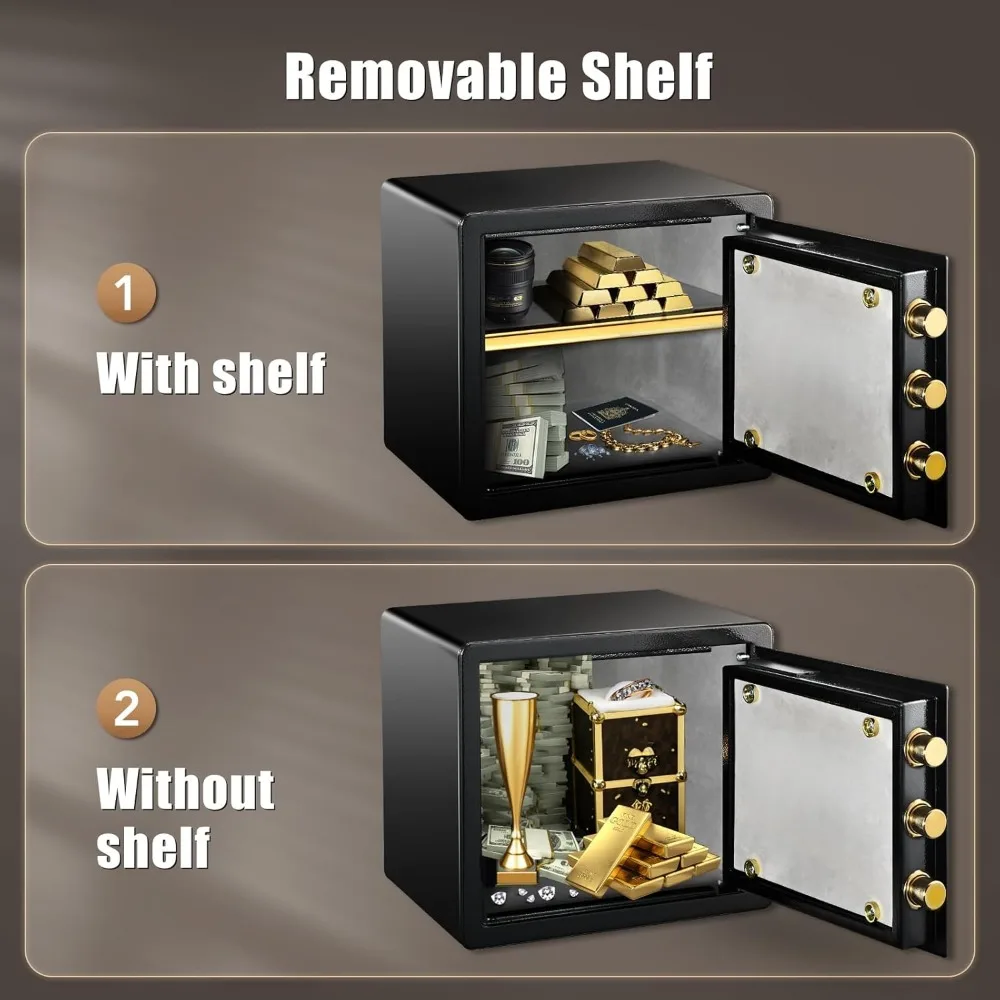 ตู้เซฟดิจิตอลขนาด 1.2 คิว พร้อมระบบป้องกันไฟและน้ำ, ระบบปลดล็อคด้วยกุญแจคู่, ระบบรักษาความปลอดภัยส่วนบุคคล