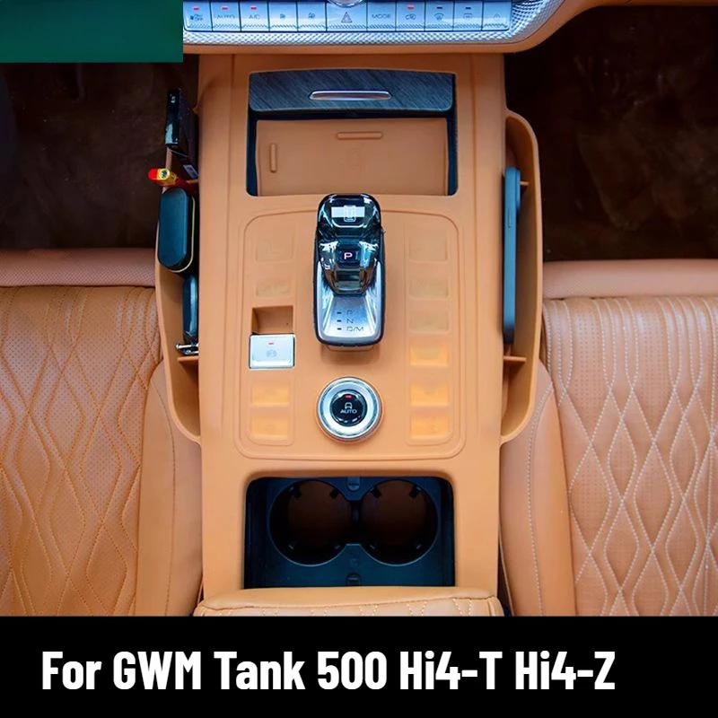 

Car Central Control Full-cover Silicone Storage Box Fit for GWM Tank 500 Hi4-T Hi4-Z Modified Car Interior Upgrade Parts