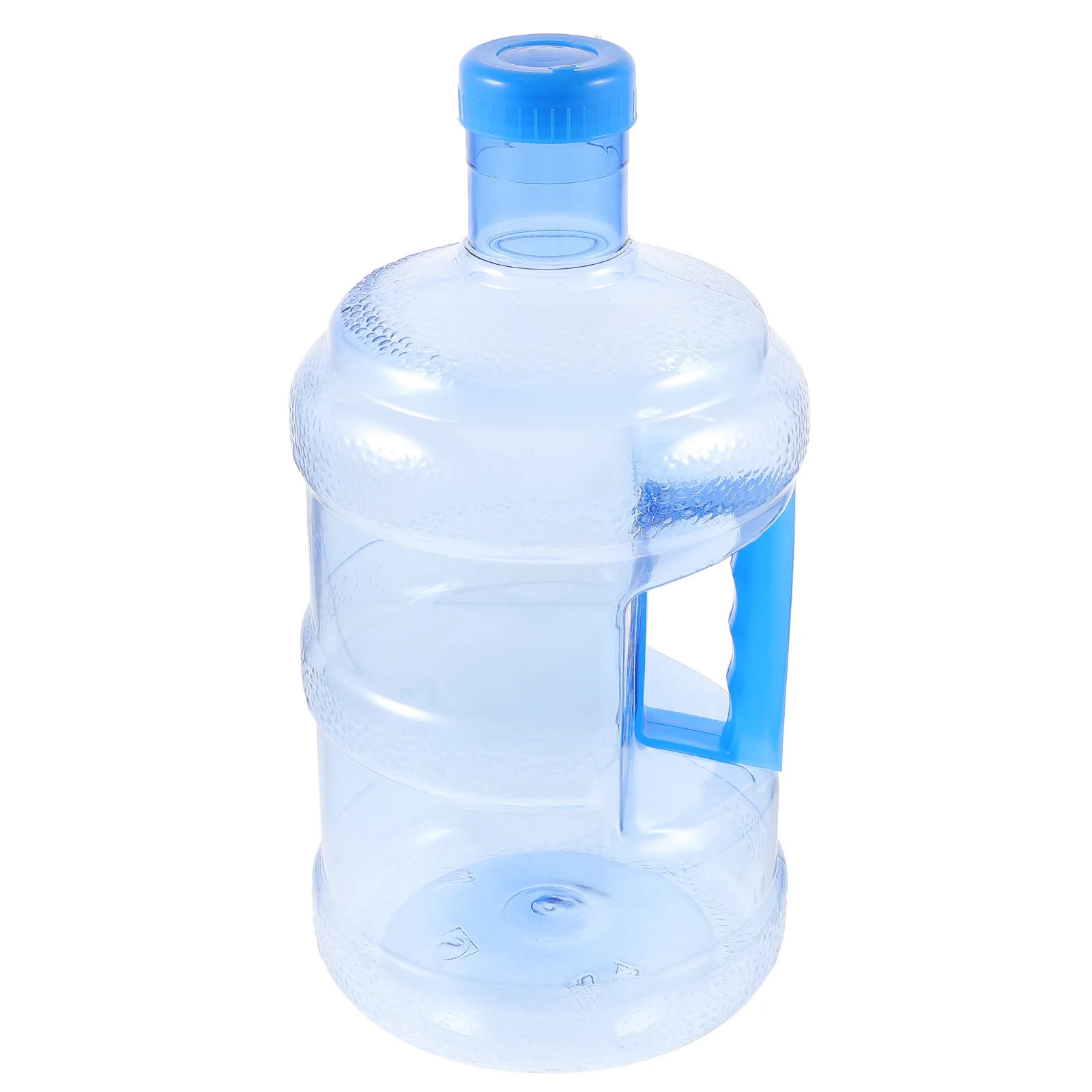 5 Liters Large Sponge Pure Water Bucket Mineral Bottle (5l) Storage Tub Blue Travel