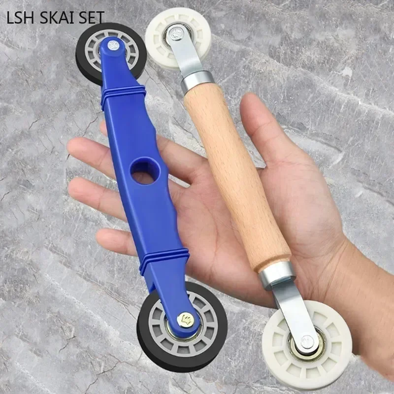 1Pc Rubber Mesh Wheel Window Install Tool Window Screen Hand Installation Repair Roller Yarn Double-Head Pressure Pulley