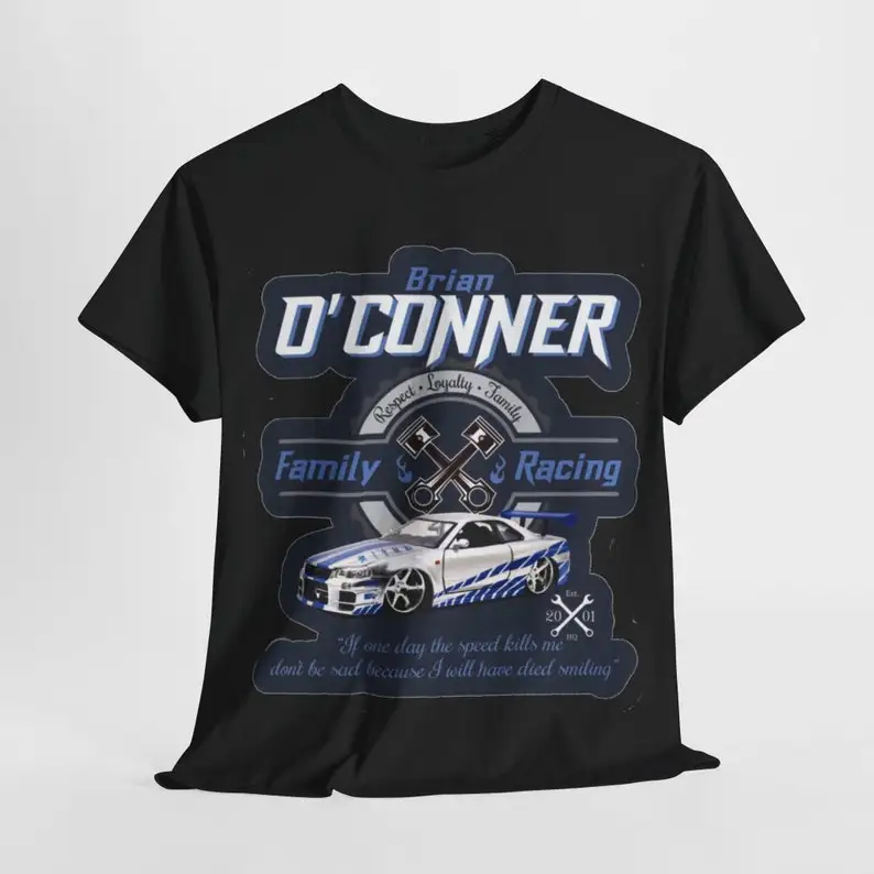 Brian O conner Graphic fast and Furious Tee tshirt