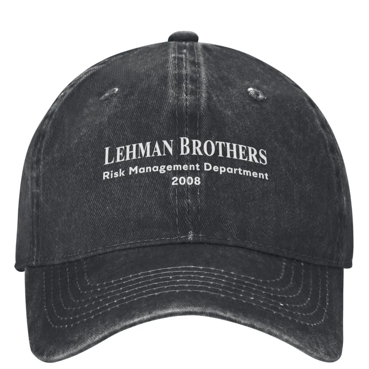 Lehman Brothers Risk Management 2008 Casual Baseball Cap Bank Trucker Hat Sun-Proof Gym Hats Women Men Fitted Baseball Caps