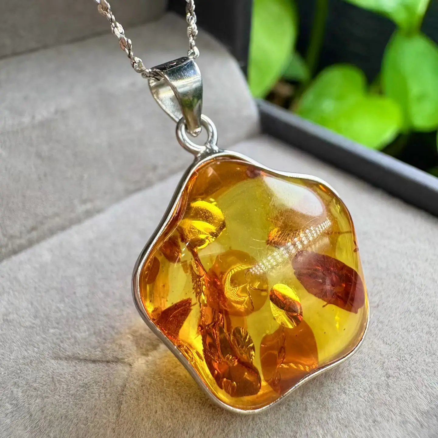 1-pc-fengbaowu-natural-flower-amber-star-pendant-19-21mm-star-925-sterling-silver-reiki-healing-stone-jewelry-gift-for-men-women