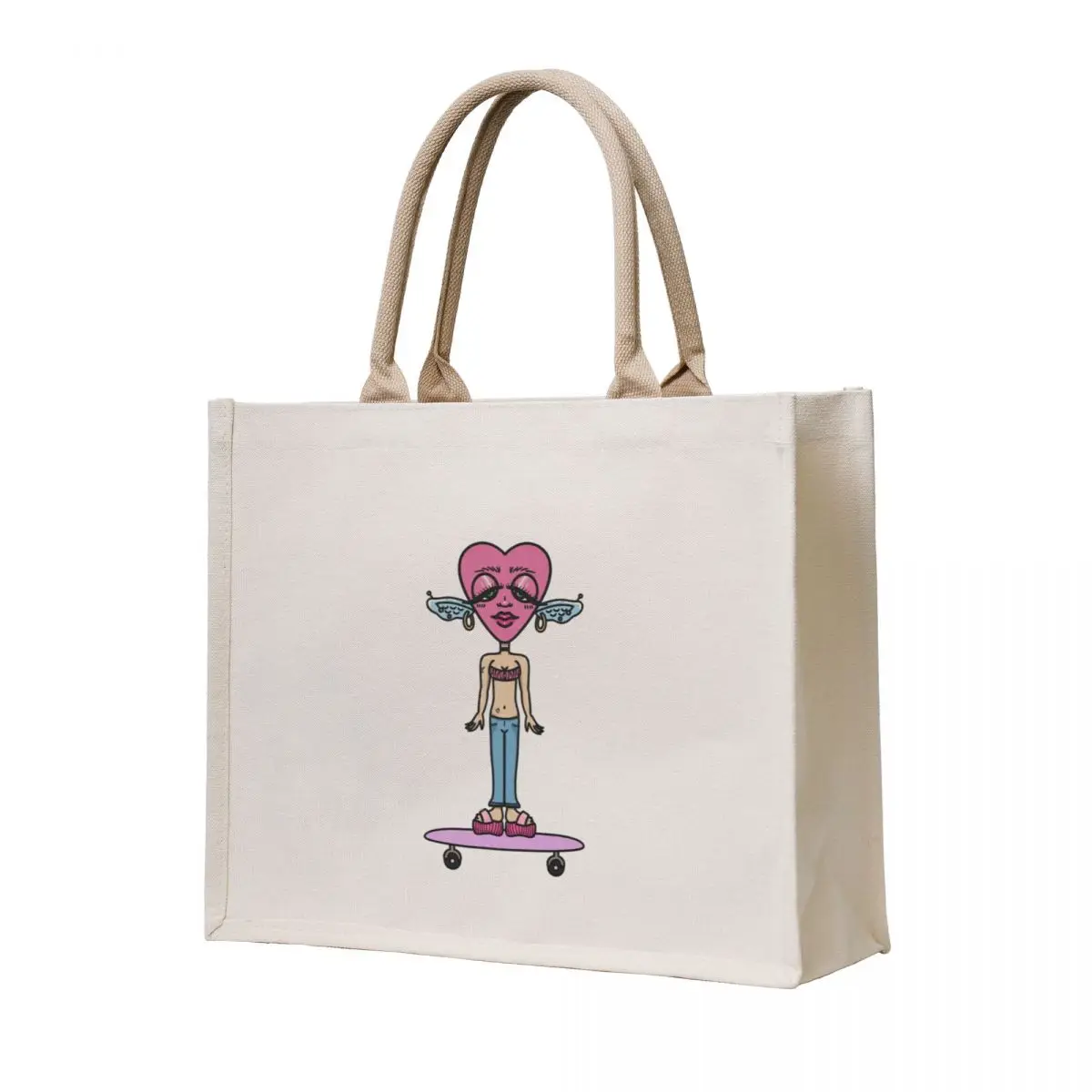 

lovey dovey sk8er girl Tote Bag sac pour femme shopper bag women reusable shopping bags Canvas bag