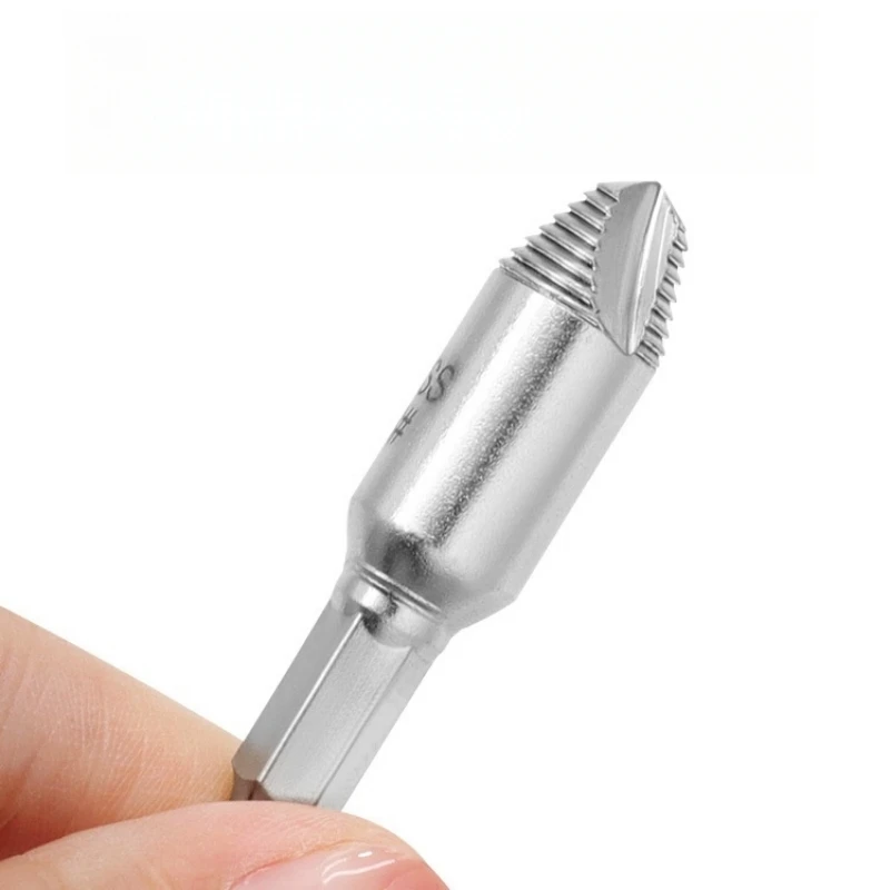 5Pcs Damaged Screw Extractor Drill Bit High Speed Steel Double Easily Take Out Side Drill Out Broken Screw Remover Bolt