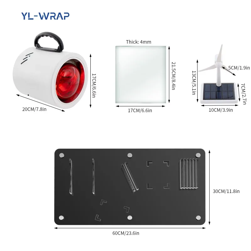 Good Quality Customized LOGO Thermal Insulation Car Tint Film Tester Window Film Testing Machine Car Film Display Yl-warp view 4