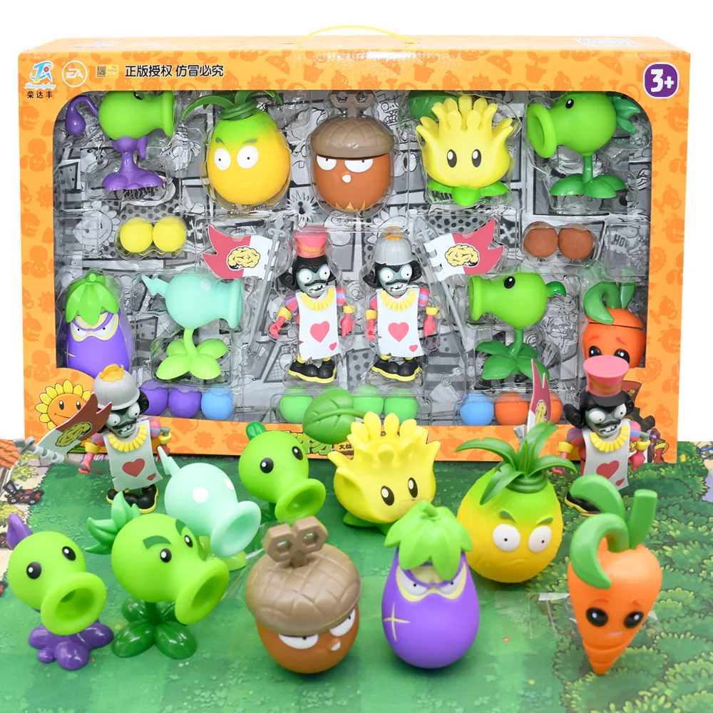 Plants vs Zombies 2 Brinquedos Conjunto completo, Auberninja