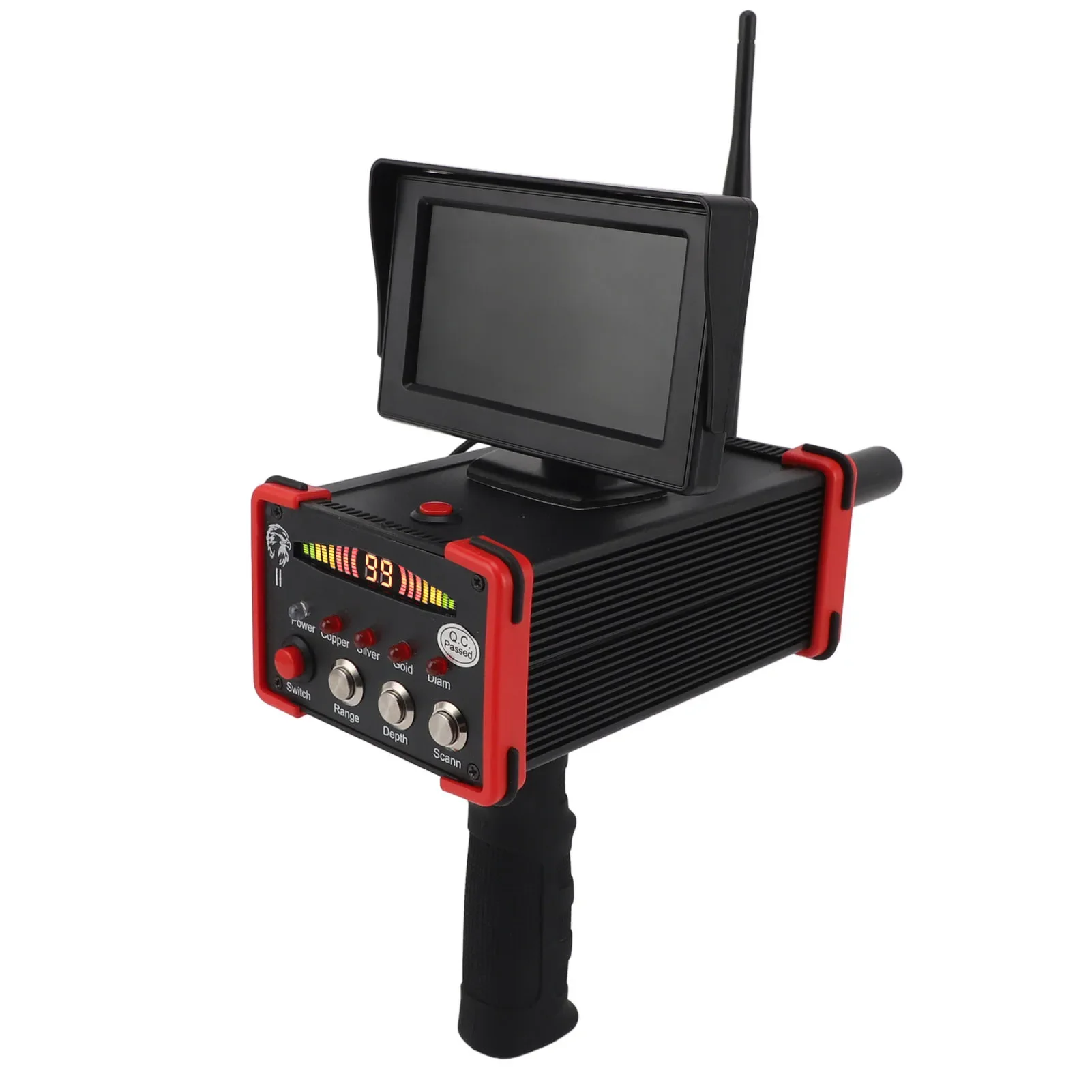 

Metal Detector Underground Metal Scanner with Display 1000m Range 15m Depth Underground Treasure Finder for Gold Silver Copper