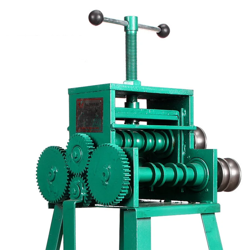40 Type 0.6mm Iron/Steel/Copper/Aluminum Multi-Function Pipe Roll Bending Machine Round Tube Machine Manual Pipe Bender