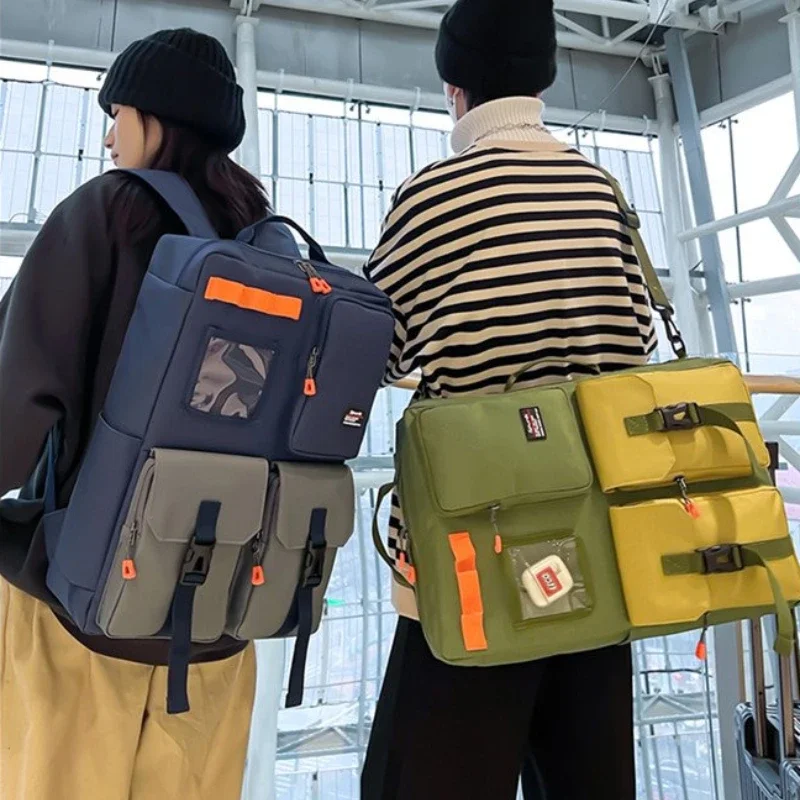 Oxford-Sac à dos en toile de grande capacité avec fermeture éclair pour homme, sac de sport, sac de voyage, élégant, concis, simple, à la mode, haute qualité, 2024