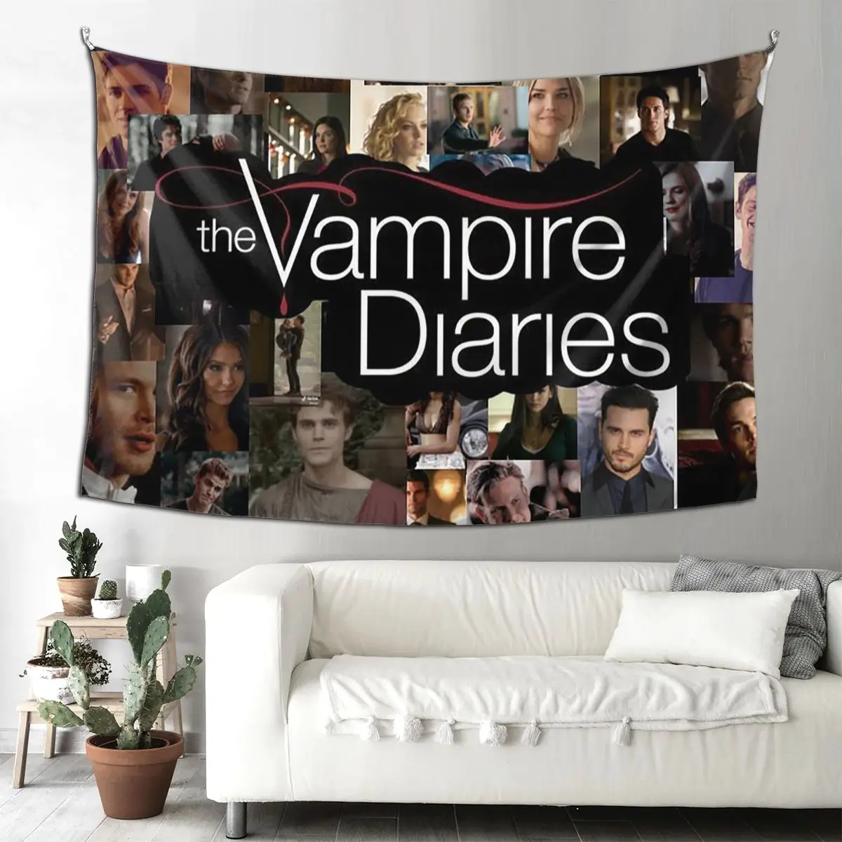 

Дневники вампира Дэймон Сальваторе гобелен хиппи настенный эстетический домашний декор гобелены для гостиной комнаты в общежитии