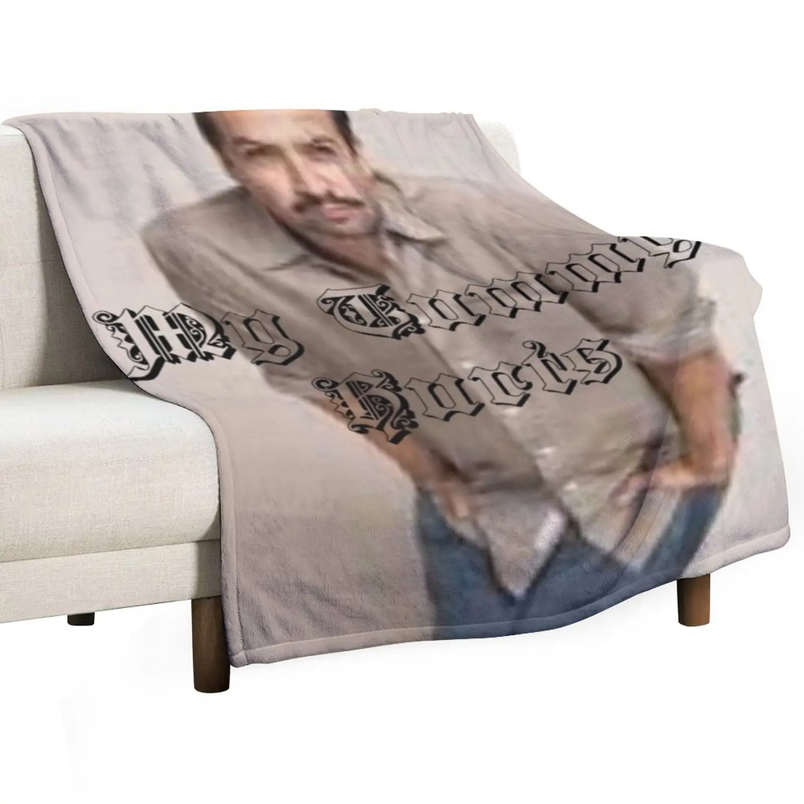 

my tummy hurts lin manuel miranda Throw Blanket Plush For Sofa Thin Bed Soft Plush Plaid Blankets