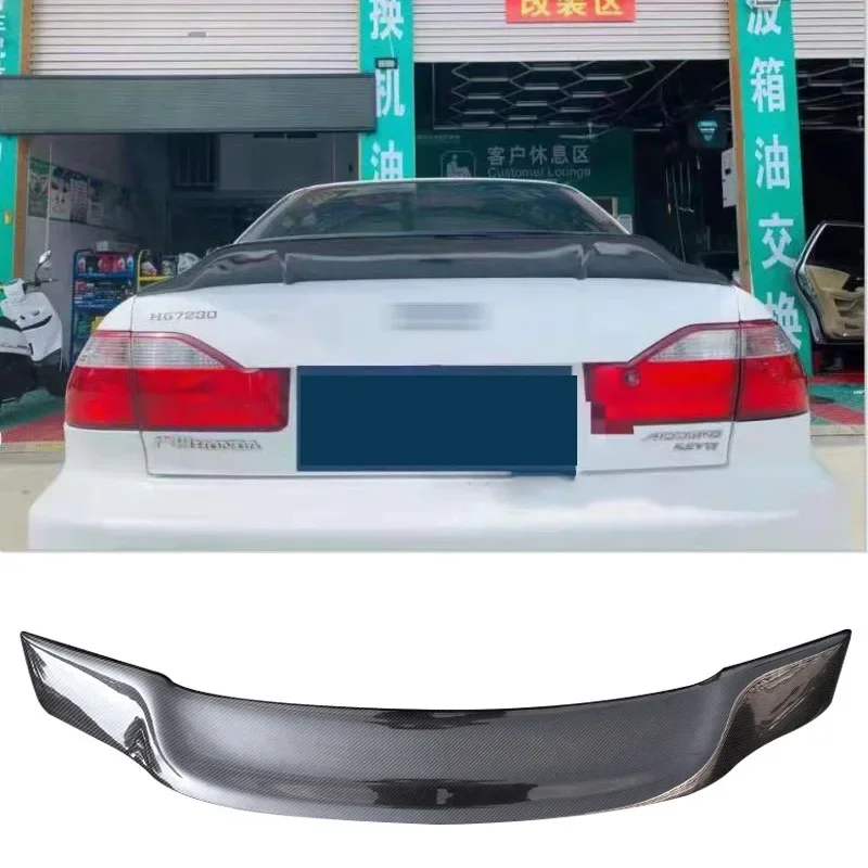 Carbon Fiber Spoiler for Honda Accord 6th 1998 1999 2000 2001 2002 Type R Car Rear Ducktail Wing Accessories