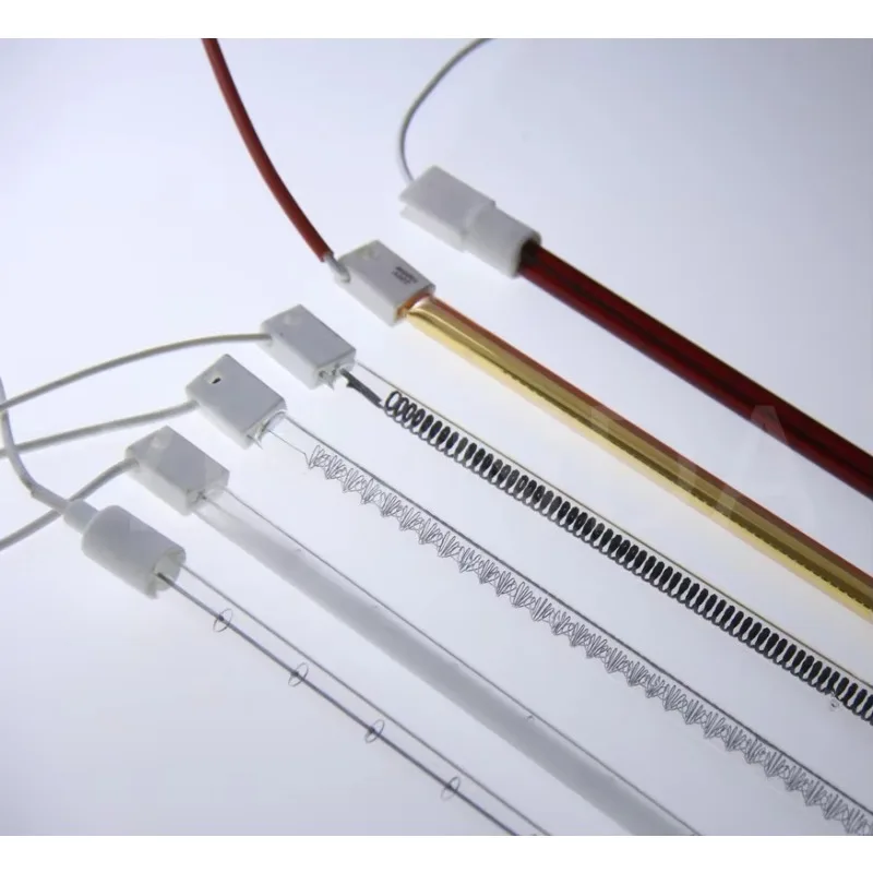 

High quality 230v 1000w 1500w semi-white infrared halogen heating lamp for printer