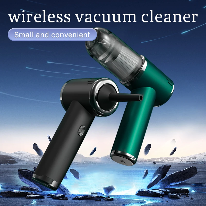 Car and home dual-purpose cordless vacuum cleaner, 3-in-1 rechargeable powerful handheld vacuum cleaner, 2000*2 battery - Image 6