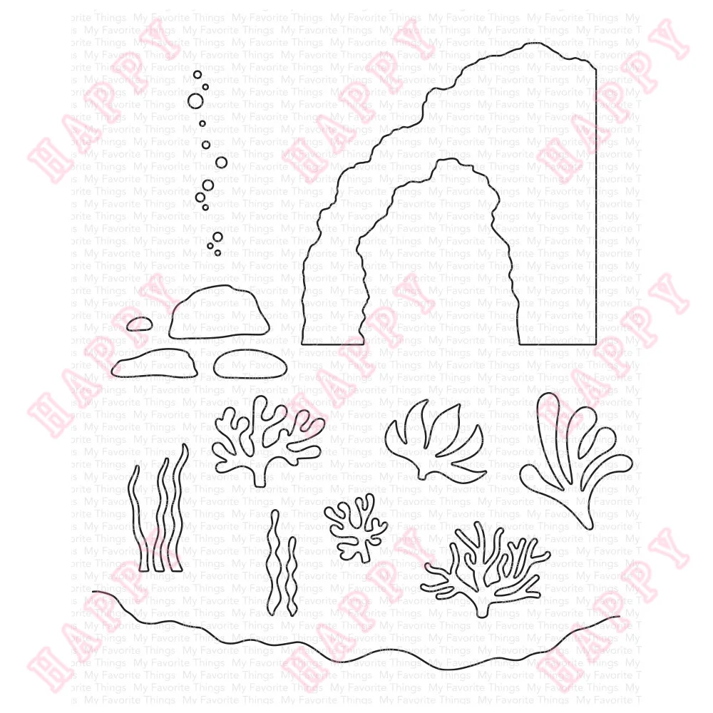 New Under the Sea Metal Cutting Dies For Scrapbooking Diary Decoration DIY Greeting Card Handmade Paper Craft Embossing Template