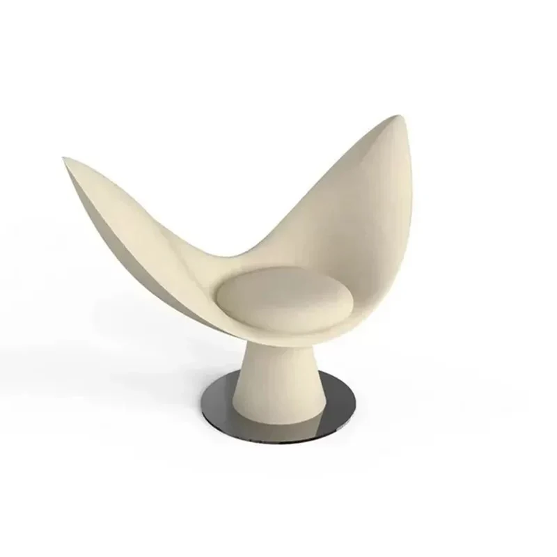 

light luxury personality, single person, tail shape love chair, living room balcony reception, lazy heart shape, sofa chair
