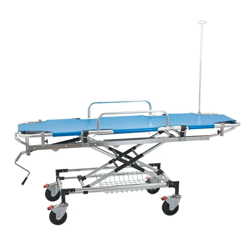 

First Aid Portable Manual Folding Body Stretcher Ambulance Multifunctional Stretcher Bed