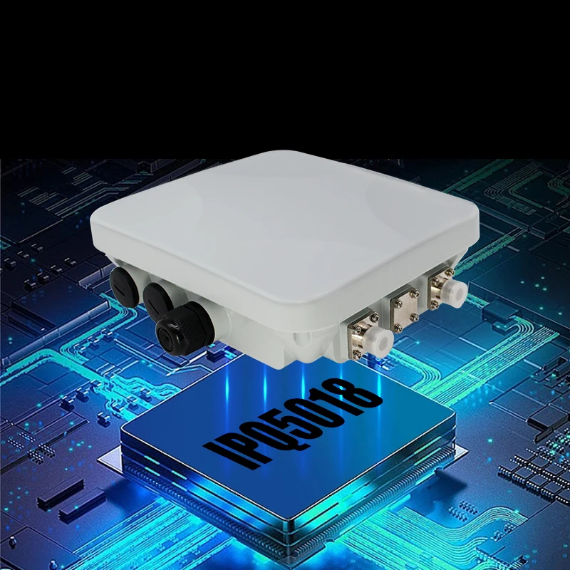High Power Industrial Wifi Poe Router Long Range Wifi6 Outdoor Wifi Access Point 3000Mbps Dual Band 2.4G 5G Out Door Wireless Ap